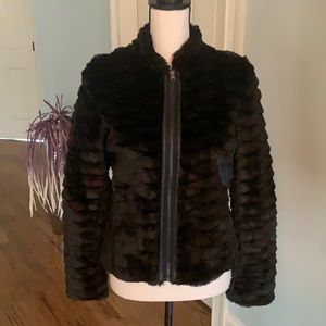 Bebe faux fur jacket